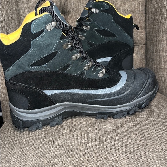 Lands' End Boots Hiking Camping Kenosha Thermolite Ankle Lace-Up Men Sz 10 - Picture 6 of 10